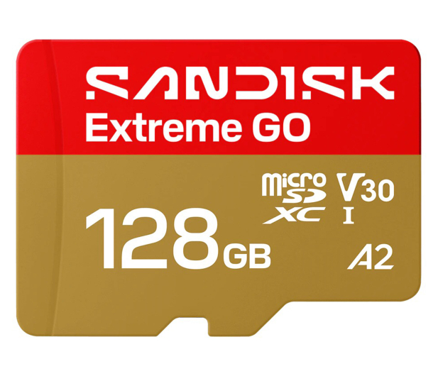 Sandisk 128GB microSDXC Extreme Go UHS-I 240/120 MB/s - 1549250 - zdjęcie